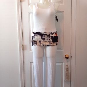 Ladies Plus Size 2pc Stretch Knit Set